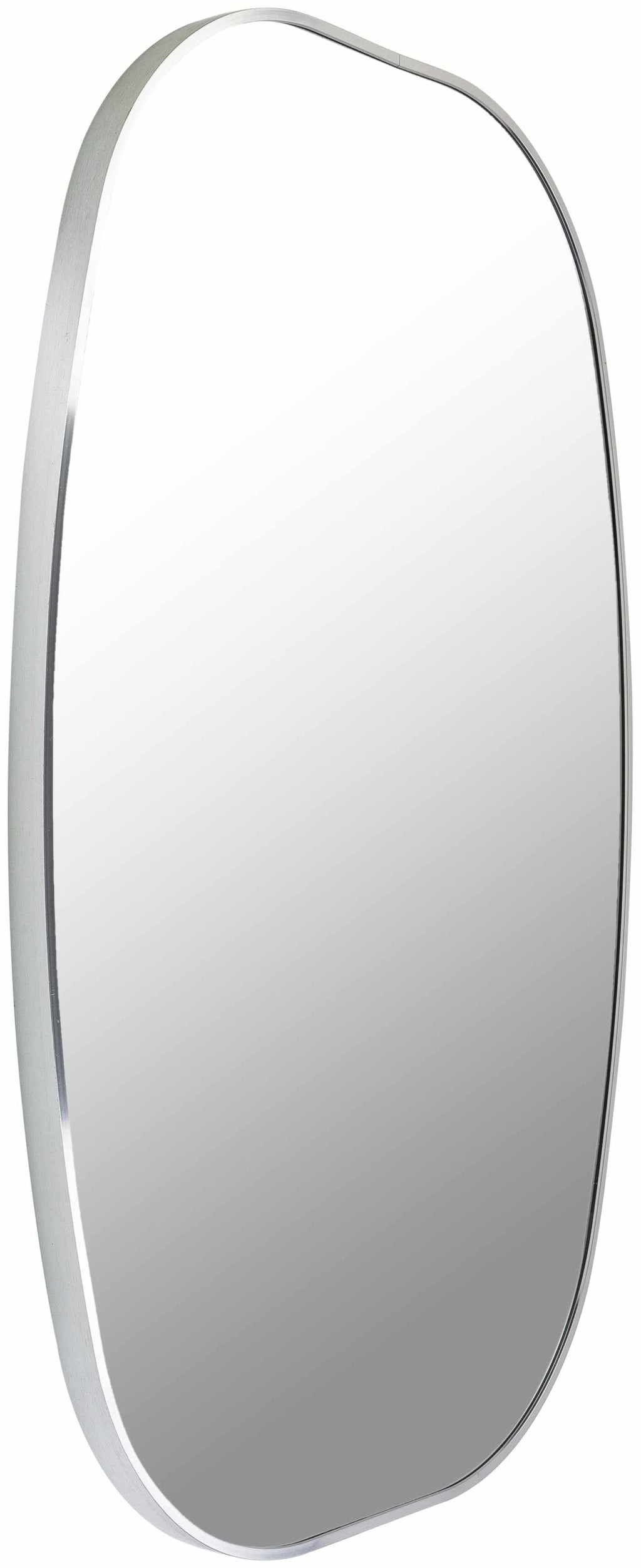 Kopparberg Metallic Silver Gold Frame Round Mirror