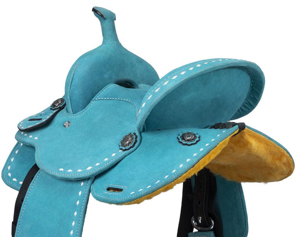 King Series Stratford Suede Barrel Saddle