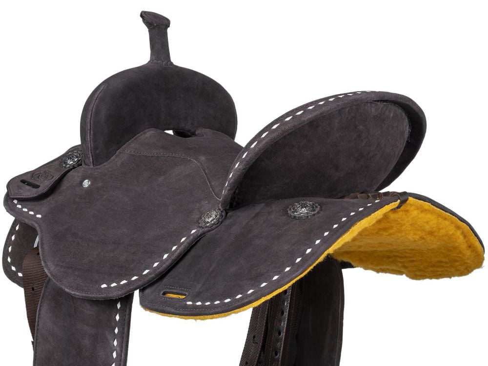 King Series Stratford Suede Barrel Saddle