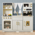 Tiny Land® Play Kitchen with Running Water - Iconic Aqua Kitchen in Cream