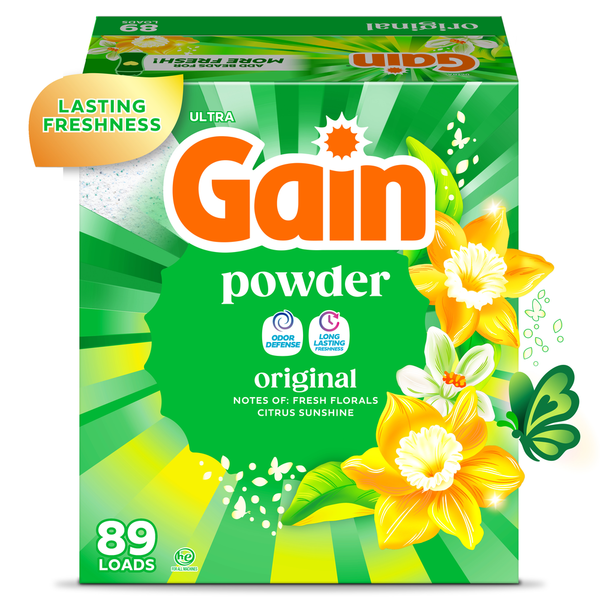 Gain Powder Laundry Detergent, Original