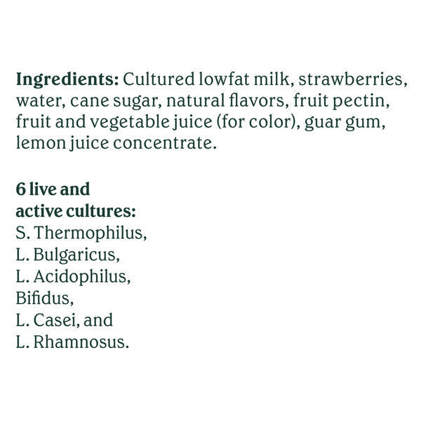 Chobani Lowfat Greek Strawberry Yogurt Drink
