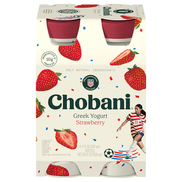 Chobani Lowfat Greek Strawberry Yogurt Drink