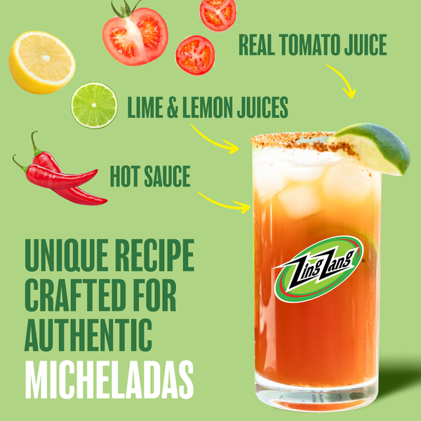 Zing Zang Michelada Mix, Non-Alcoholic Cocktail Mixer