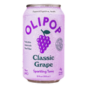 OLIPOP Prebiotic Soda, Classic Grape