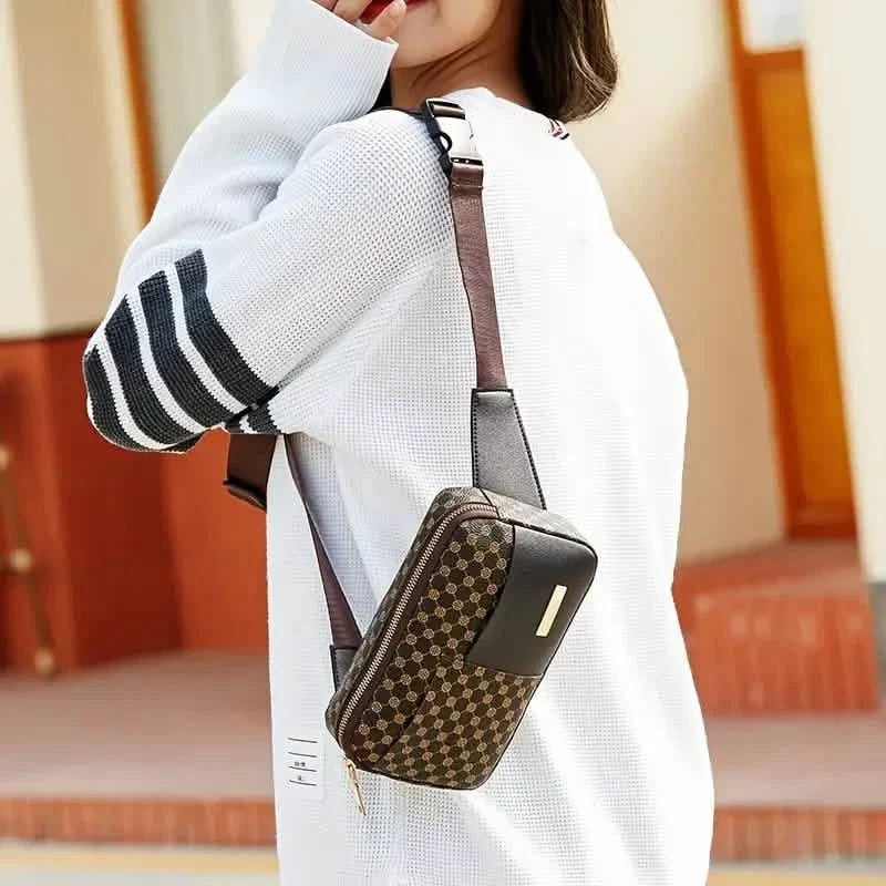 Leopard Pattern Chest Bag