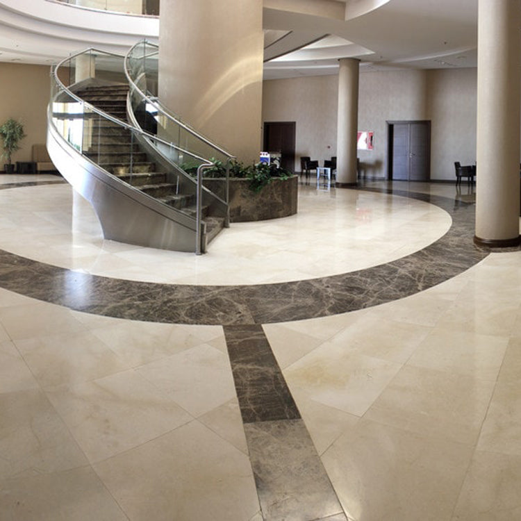 Light Pearl Beige Marble Floor and Wall Tile Polished - Livfloors Collection