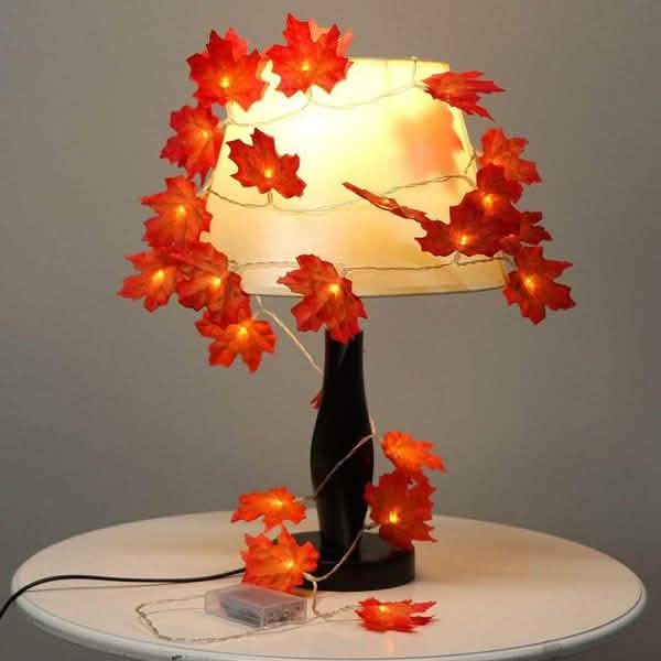 Lighted Fall Garland 40 LED String Light