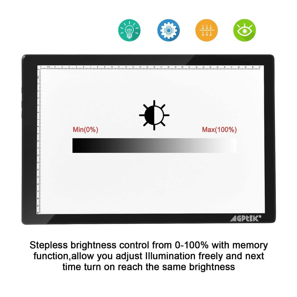 Magnetic LED Artcraft Tracing Light Pad A4 Size Lightbox