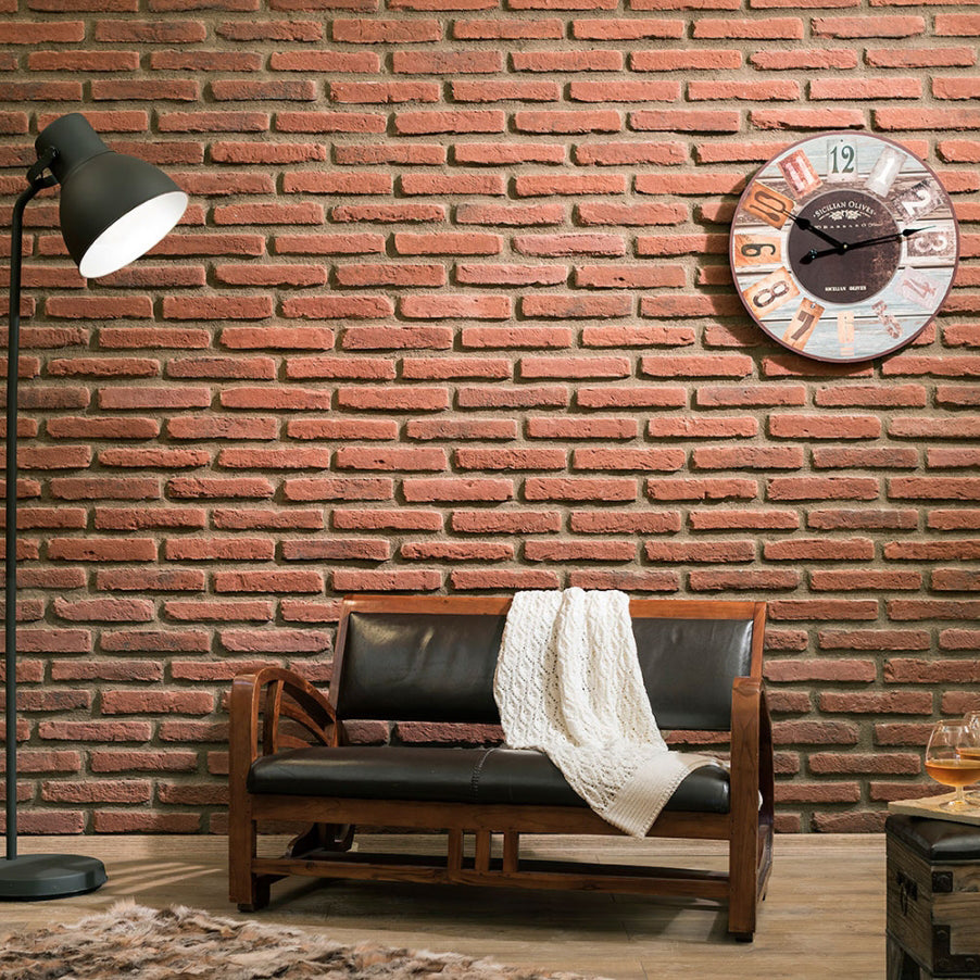 Ferrara Red Manufactured Stone Handmade Brick Veneer - Livfloors Collection