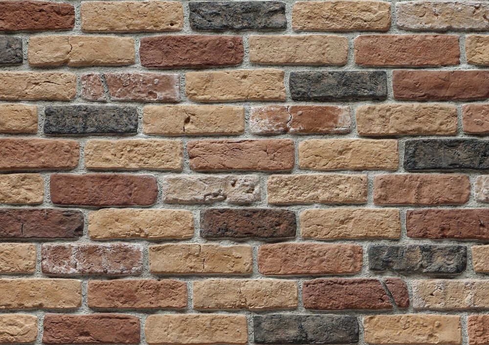 Granulbrick Mix 3 Manufactured Stone Handmade Brick Veneer - Livfloors Collection