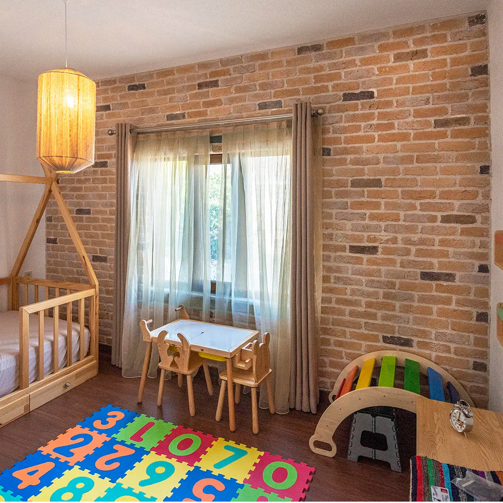 Granulbrick Pink Manufactured Stone Handmade Brick Veneer - Livfloors Collection