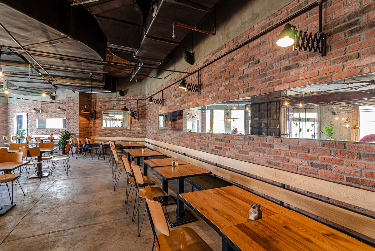 Granulbrick Red Manufactured Stone Handmade Brick Veneer - Livfloors Collection