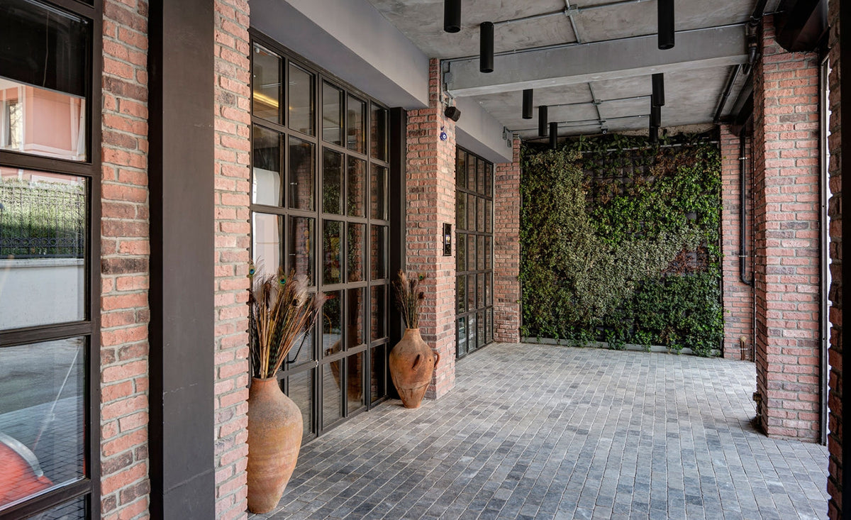 Granulbrick Red Manufactured Stone Handmade Brick Veneer - Livfloors Collection