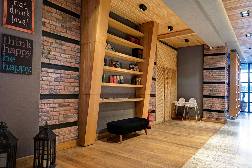 Granulbrick Red Manufactured Stone Handmade Brick Veneer - Livfloors Collection