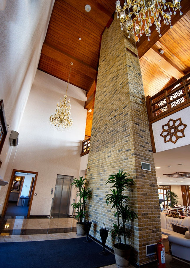 Granulbrick Yellow Manufactured Stone Handmade Brick Veneer - Livfloors Collection