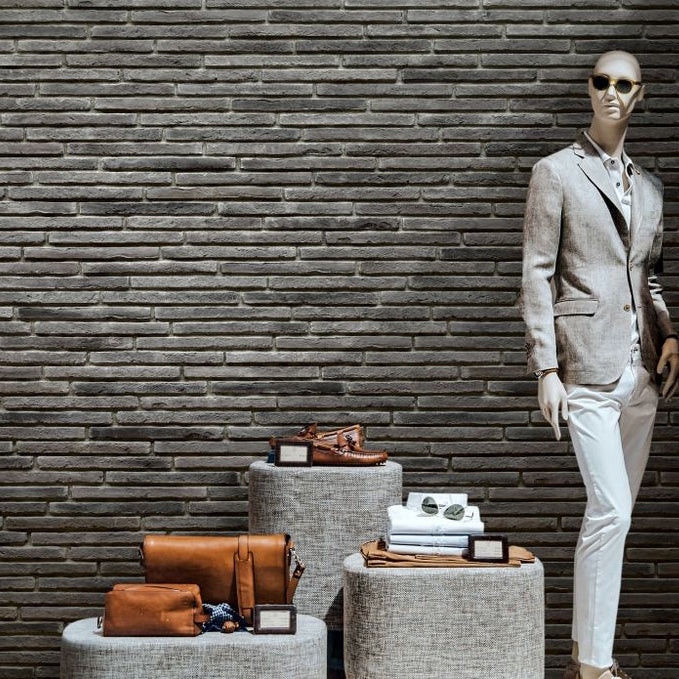 Maxima Smoke Manufactured Stone Handmade Brick Veneer - Livfloors Collection