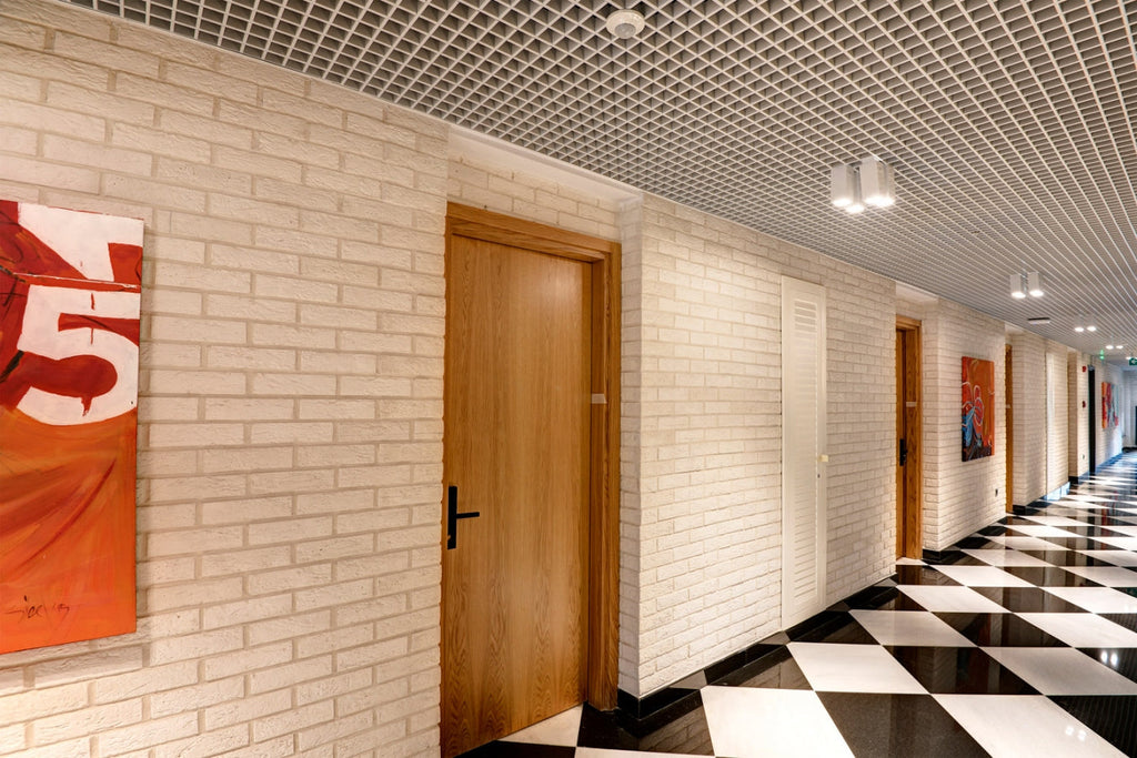Slimfix White Manufactured Stone Handmade Thin Brick Veneer - Livfloors Collection