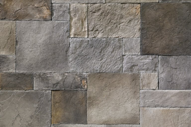 Ashlar Pattern Petra Ash Manufactured Stone Handmade Veneer - Livfloors Collection