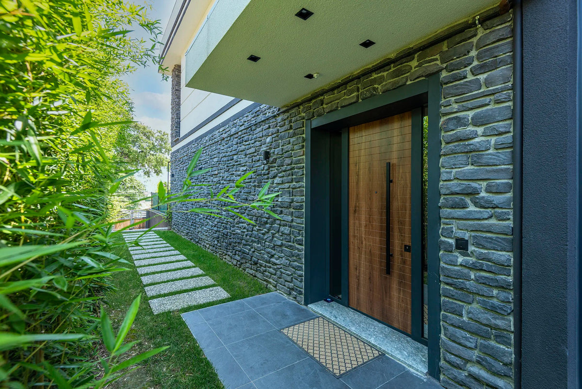 Cappadocia Anthracite Slate Look Manufactured Stone Handmade Veneer - Livfloors Collection