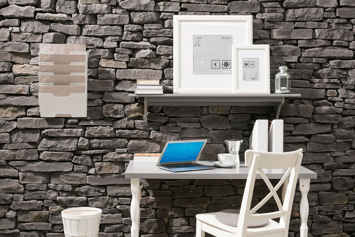 Cappadocia Anthracite Slate Look Manufactured Stone Handmade Veneer - Livfloors Collection