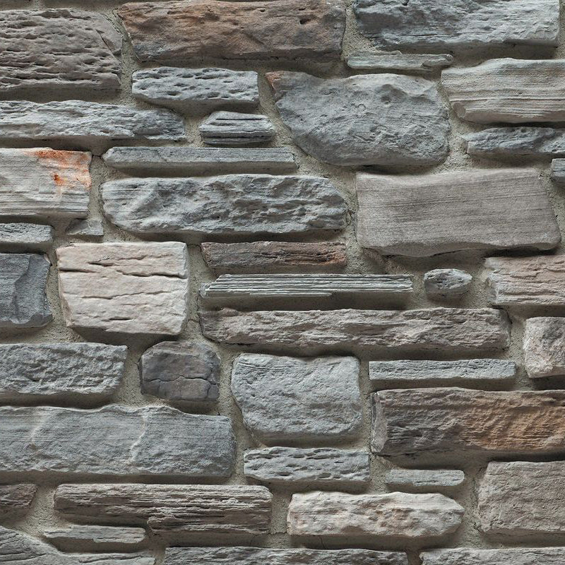 Grand Canyon Ash Slate Look Manufactured Stone Handmade Veneer - Livfloors Collection