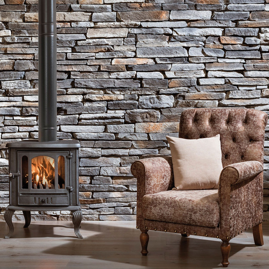 Sierra Ash Slate Look Manufactured Stone Handmade Veneer - Livfloors Collection