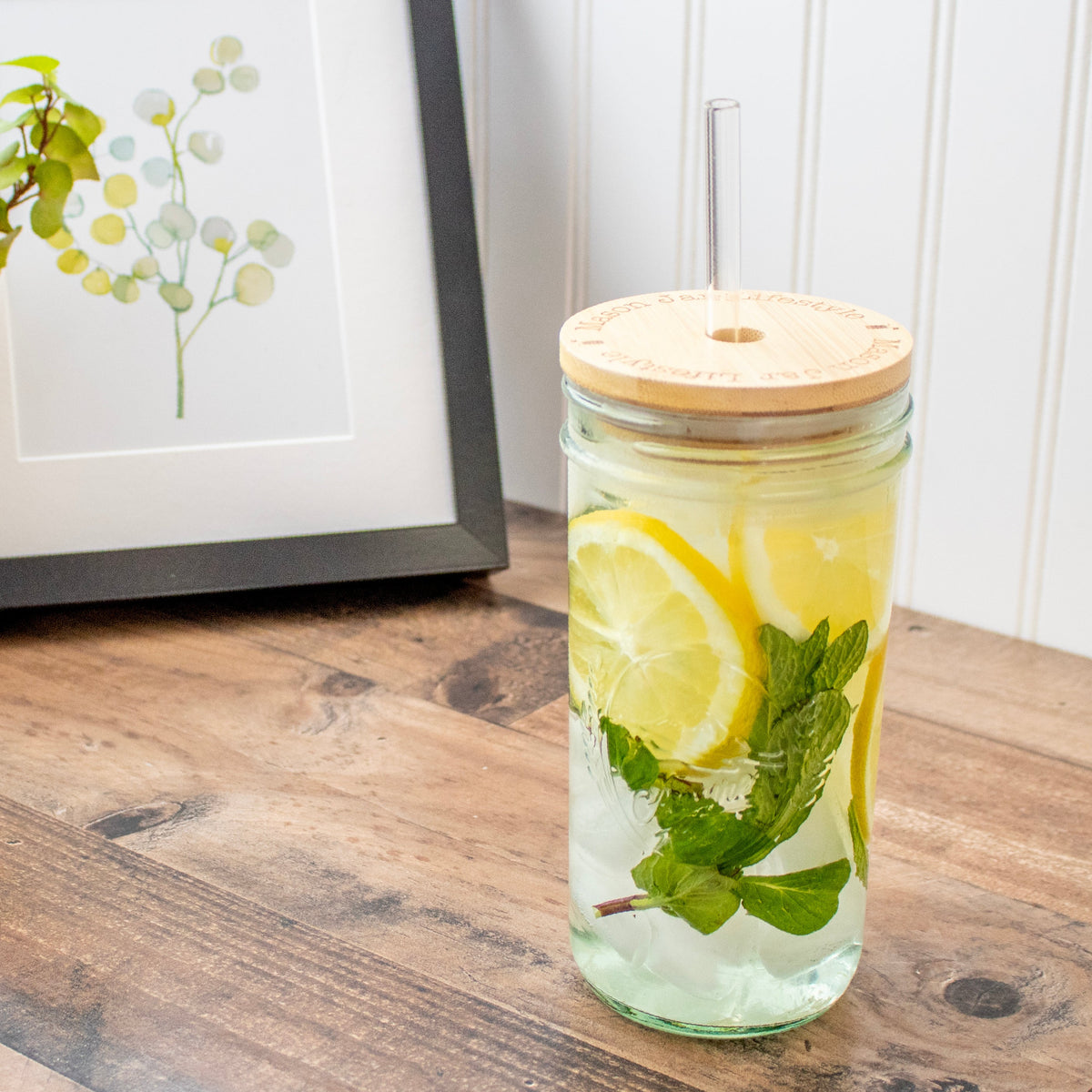 Azure Standard 24oz Wide Mouth Pint & Half Mason Jar - Single Jar