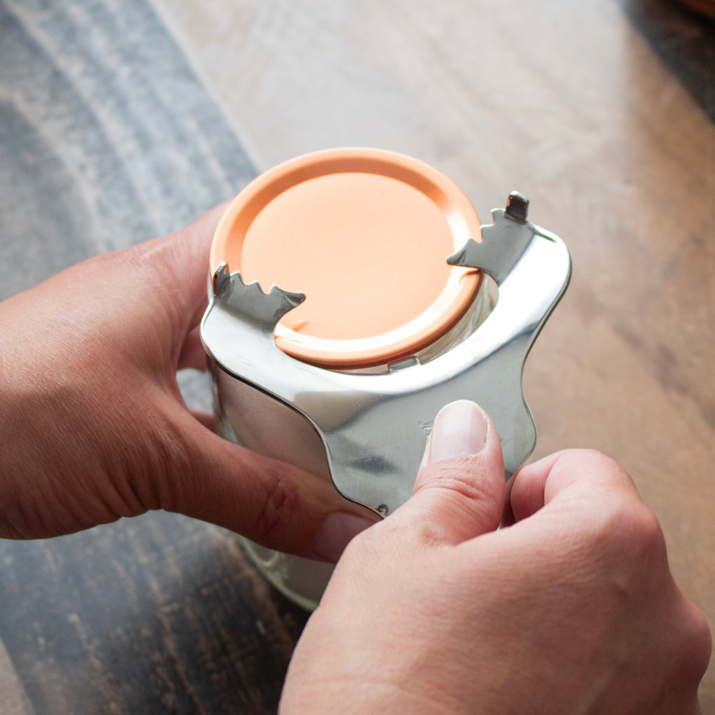 Mason Jar Dent-Free Lid Opener - Stainless Steel