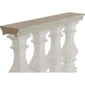 Marble Top Rail Hand-carved from Solid Marble Block MEGBR04