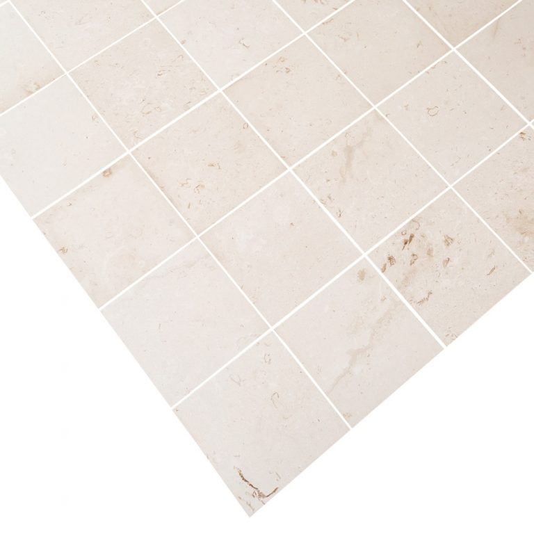 Mayra White Limestone Honed Floor and Wall Tile - Livfloors Collection