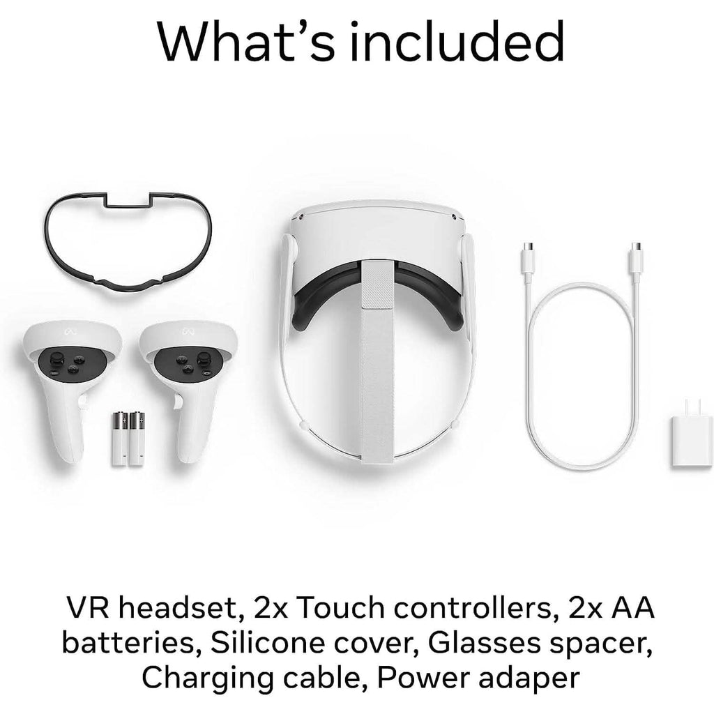 Meta Quest 2 — Advanced All-In-One Virtual Reality Headset  (Refurbished)