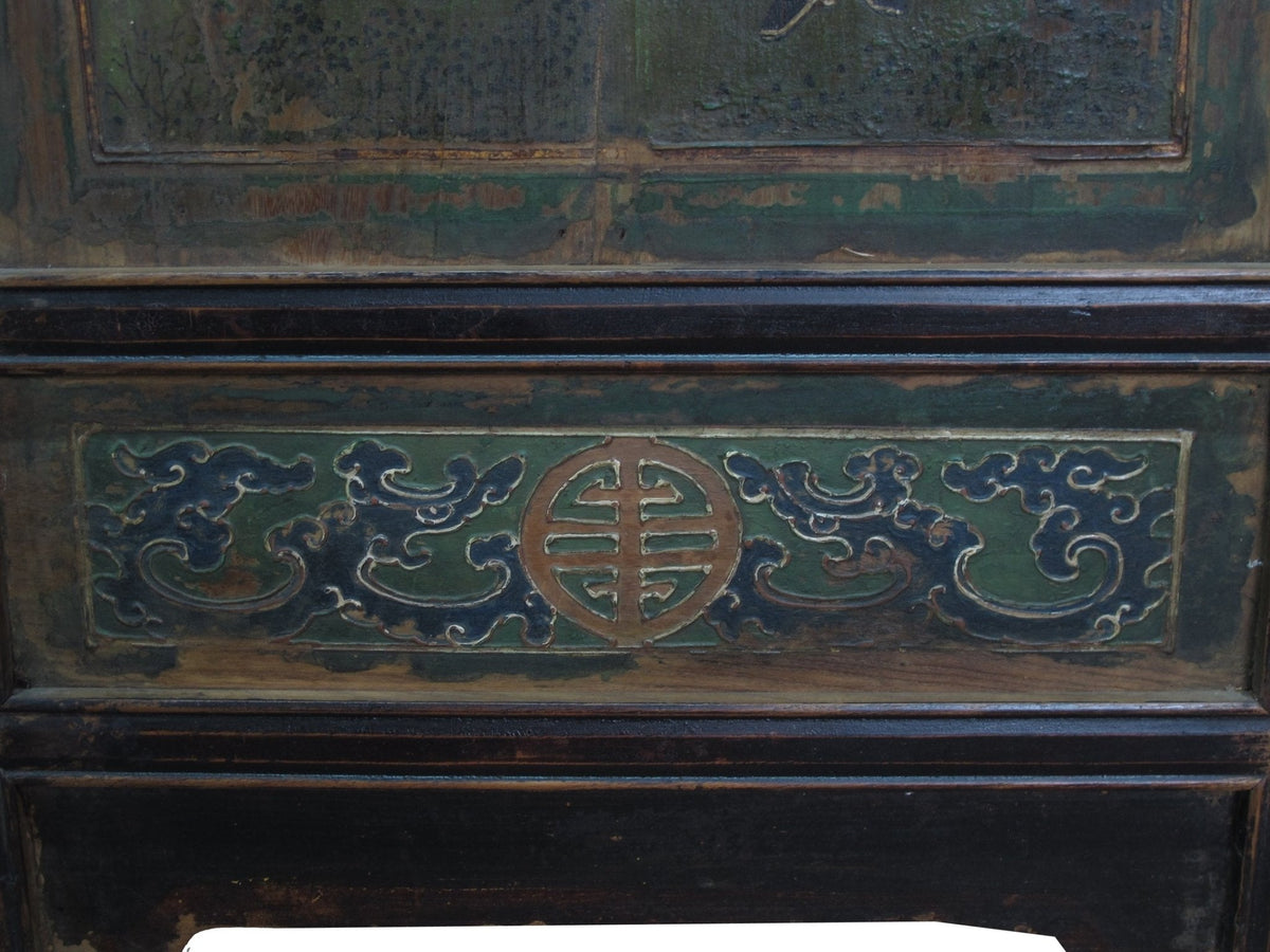 Mid 19th Century Hand Painted Room Divider - Set of 6