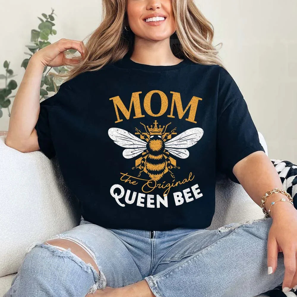 Mom, The Original Queen Bee Shirt – Stylish & Fun Mother's Day Tee
