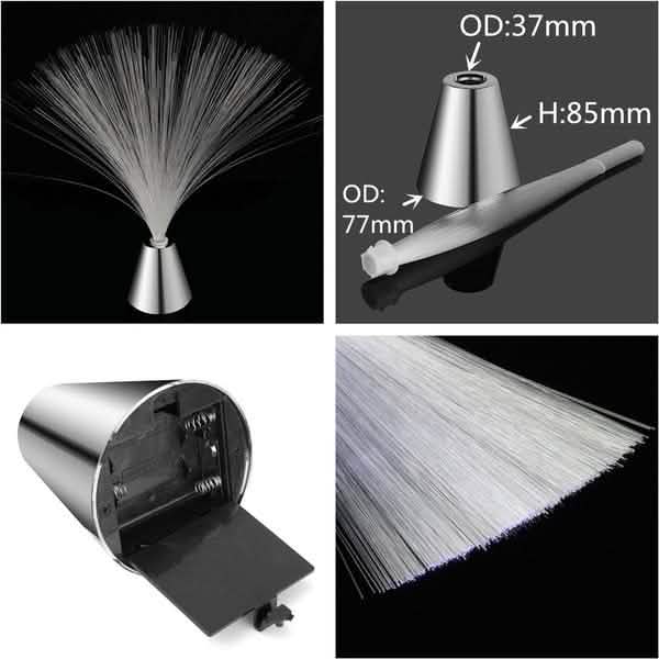 Multicolor LED Fiber Optic Light Lamp