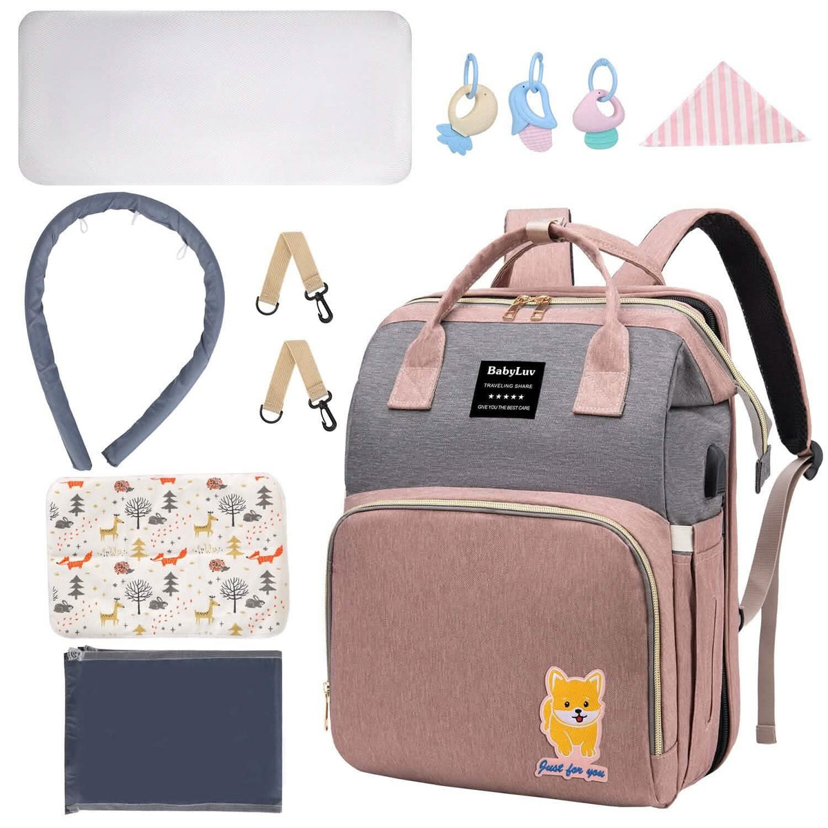 Multifunctional Diaper Bag Backpack