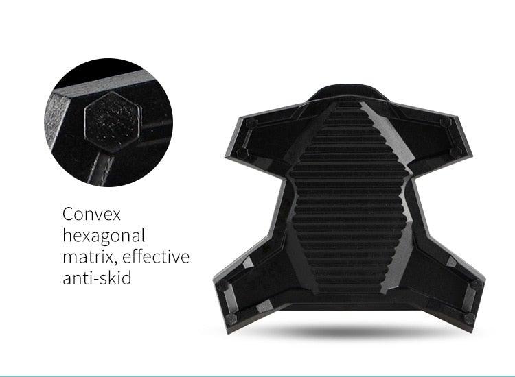 New Upgrade Road Bike Clipless Pedal Platform Adapter Convert For Look System Bicycle Clip Pedal Adaptor Converts Clipless Into Flat Pedals No Cleats Needed Adding Grip And Comfort