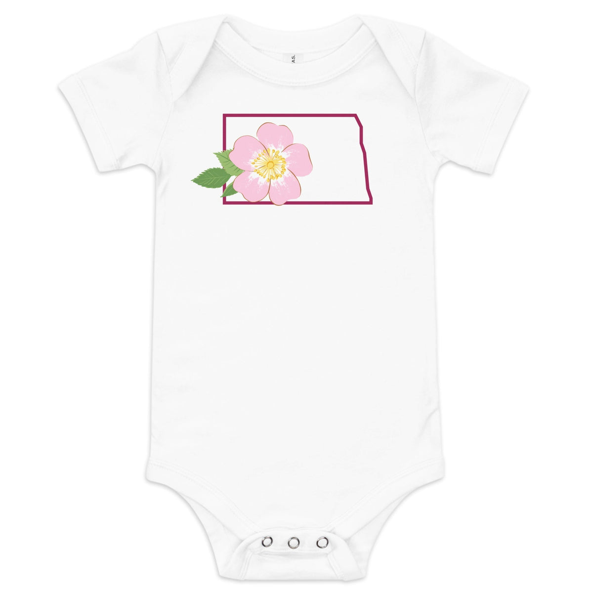 North Dakota Baby Onesie Soft Cotton Newborn Outfit