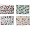 North Pole Recycled Wrapping Paper Sheets | 3 Sheet Roll