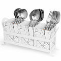 YUBAMIN Silverware Caddy Utensil Holder 3 Compartments Countertop