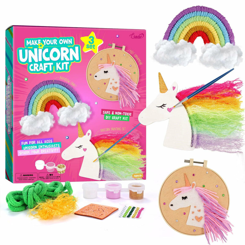 LAOESE Unicorn Sewing Craft Kit for Kids Ages 8-12 - Arts & Crafts Gift