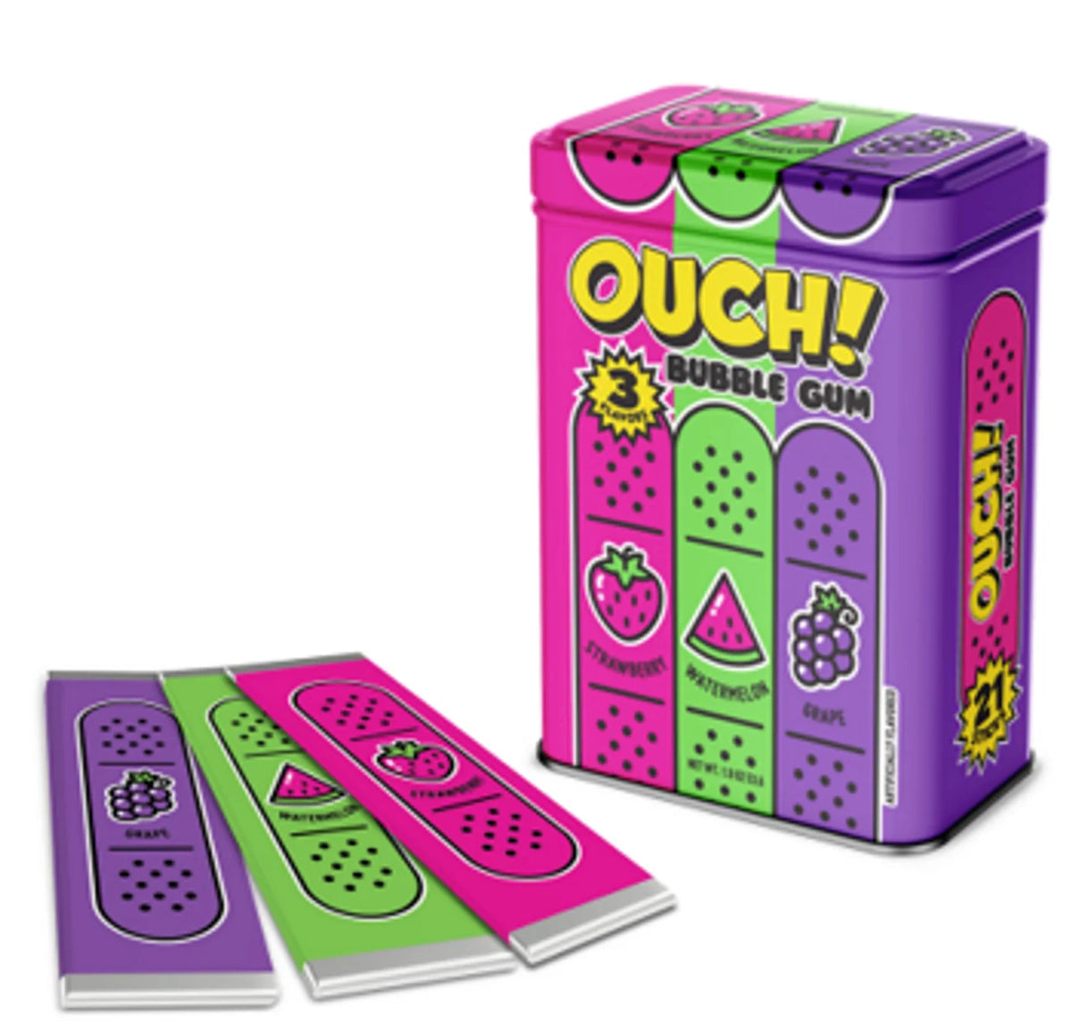 Ouch Bubble Gum (56.7g) Case of 12