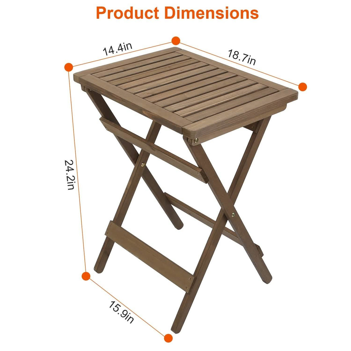 Outdoor Side Table Portable Folding Table