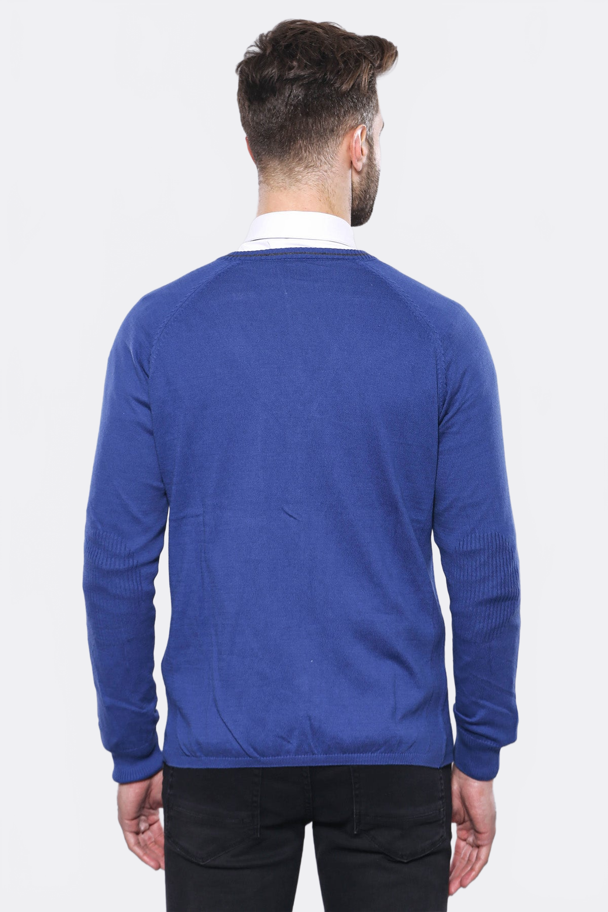 Indigo Cotton Men's Knitwear - Wessi