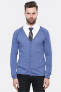 Blue Cotton Knitwear - Wessi