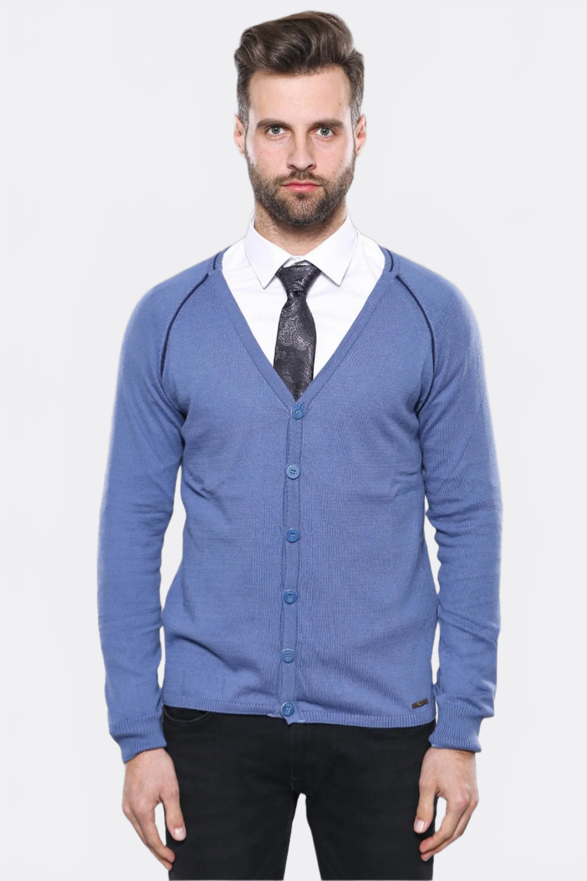 Blue Cotton Knitwear - Wessi