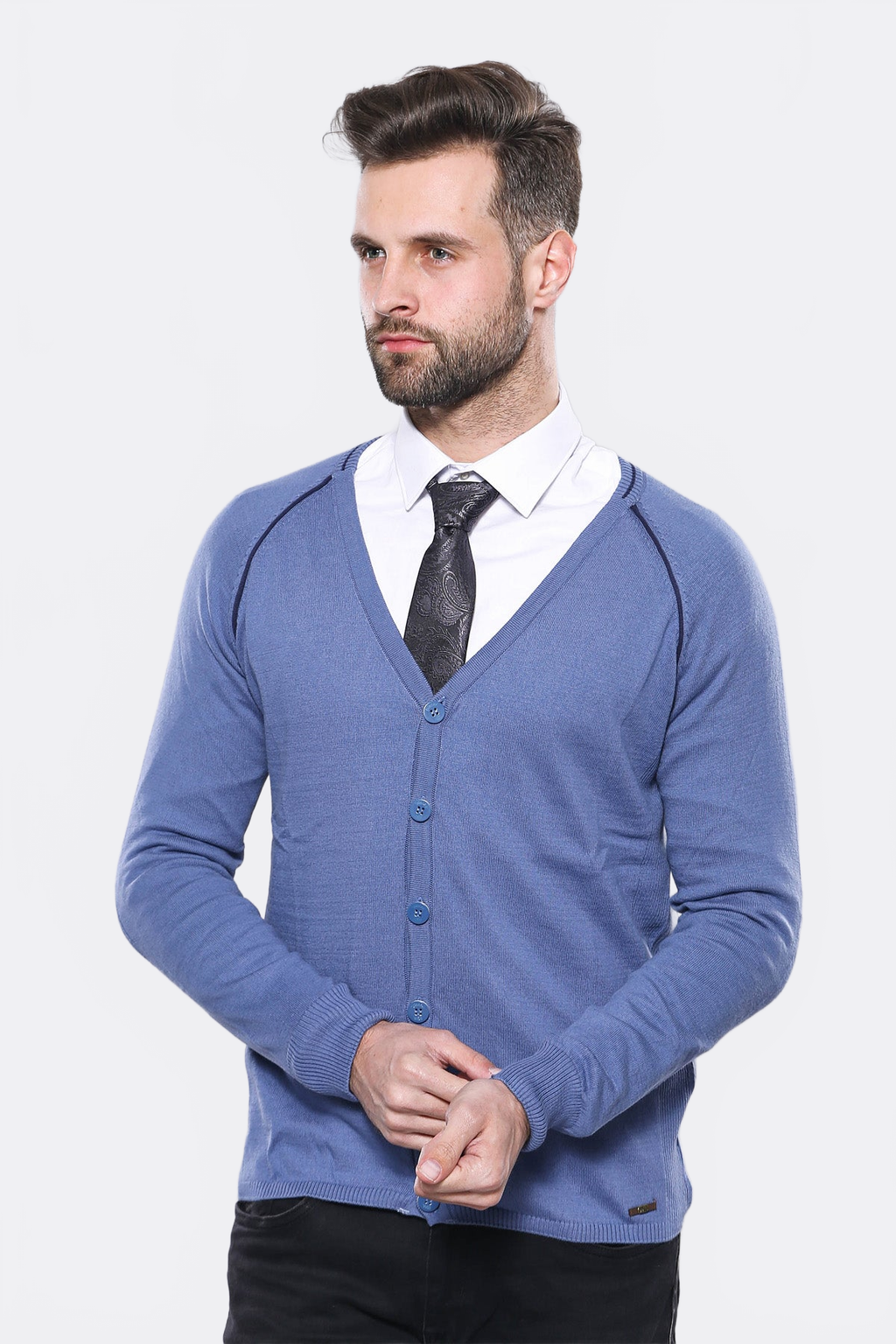 Blue Cotton Knitwear - Wessi