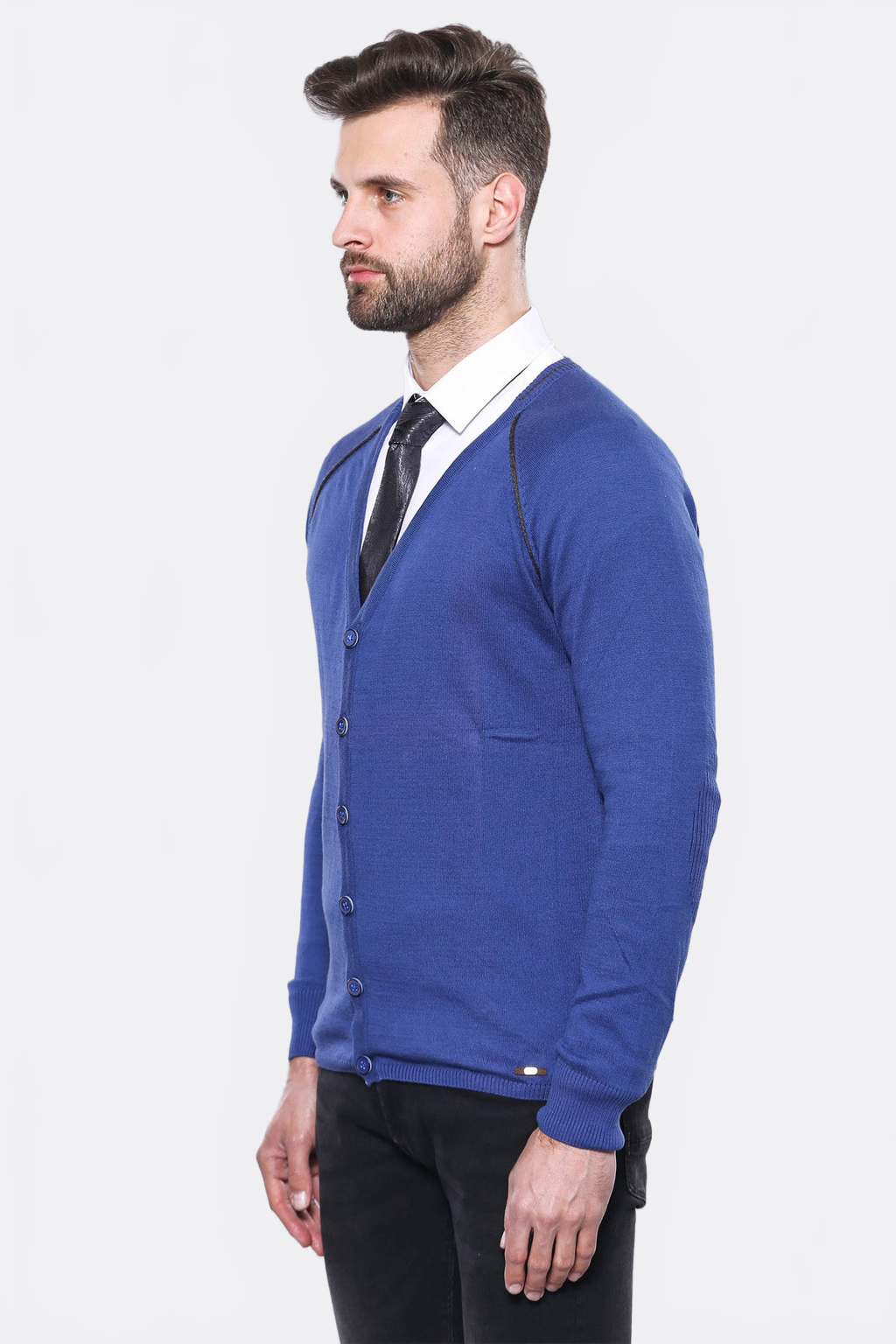 Indigo Cotton Men's Knitwear - Wessi