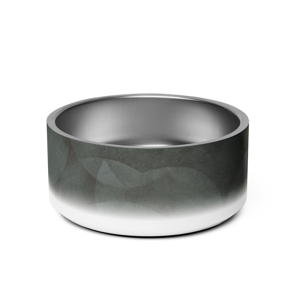 Sebastian & Clementine Gray Circles Pet Bowl