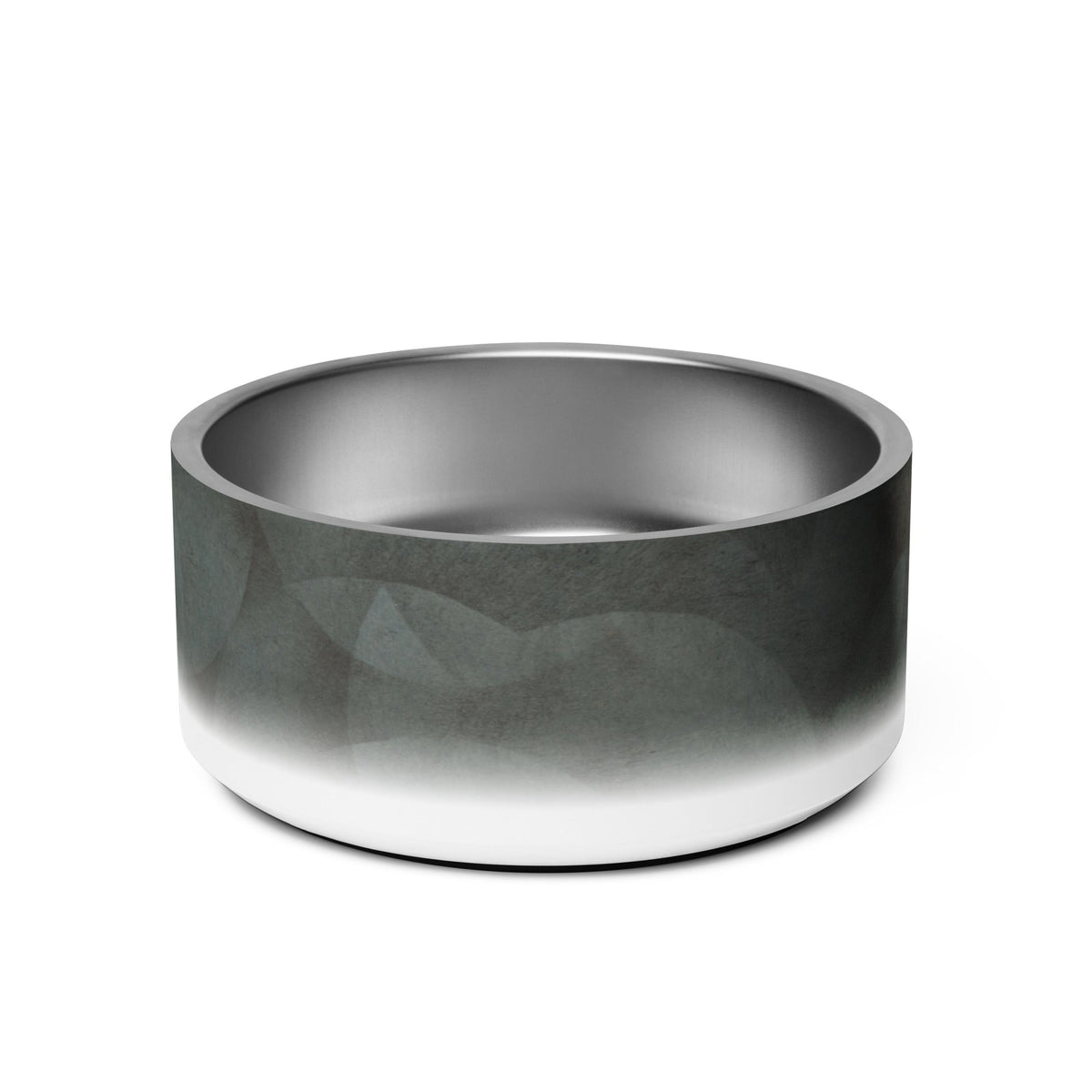 Sebastian & Clementine Gray Circles Pet Bowl